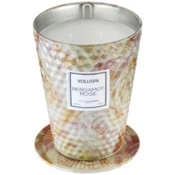 Voluspa - Table Tin Candle - Bergamot Rose