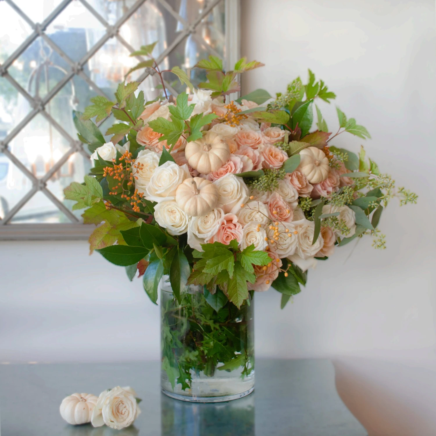 Blooms And Pumpkin Delight 4 Blooms And Pumpkin Delight - Image 2