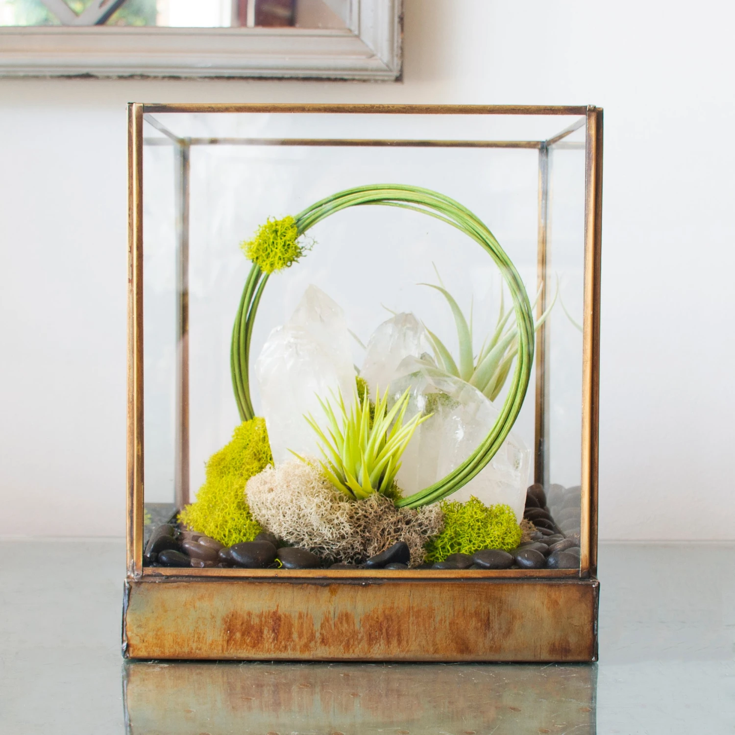 Green Serene - One Of A Kind Terrarium 6 Green Serene - One Of A Kind Terrarium - Image 4