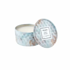 Voluspa - 2 Wick Tin Candle 6oz - Milk Rose