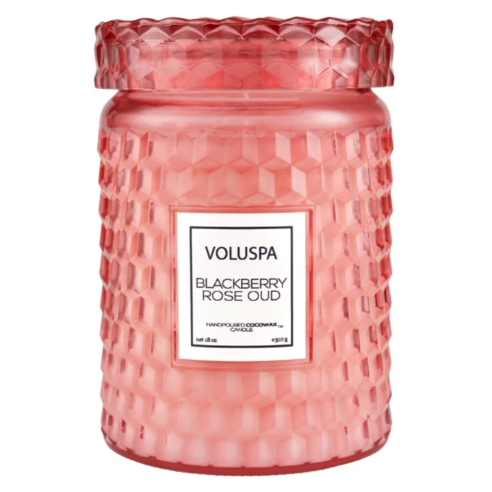 Voluspa - 18oz Large Jar Candle - Blackberry Rose Oud 3 Voluspa - 18oz Large Jar Candle - Blackberry Rose Oud