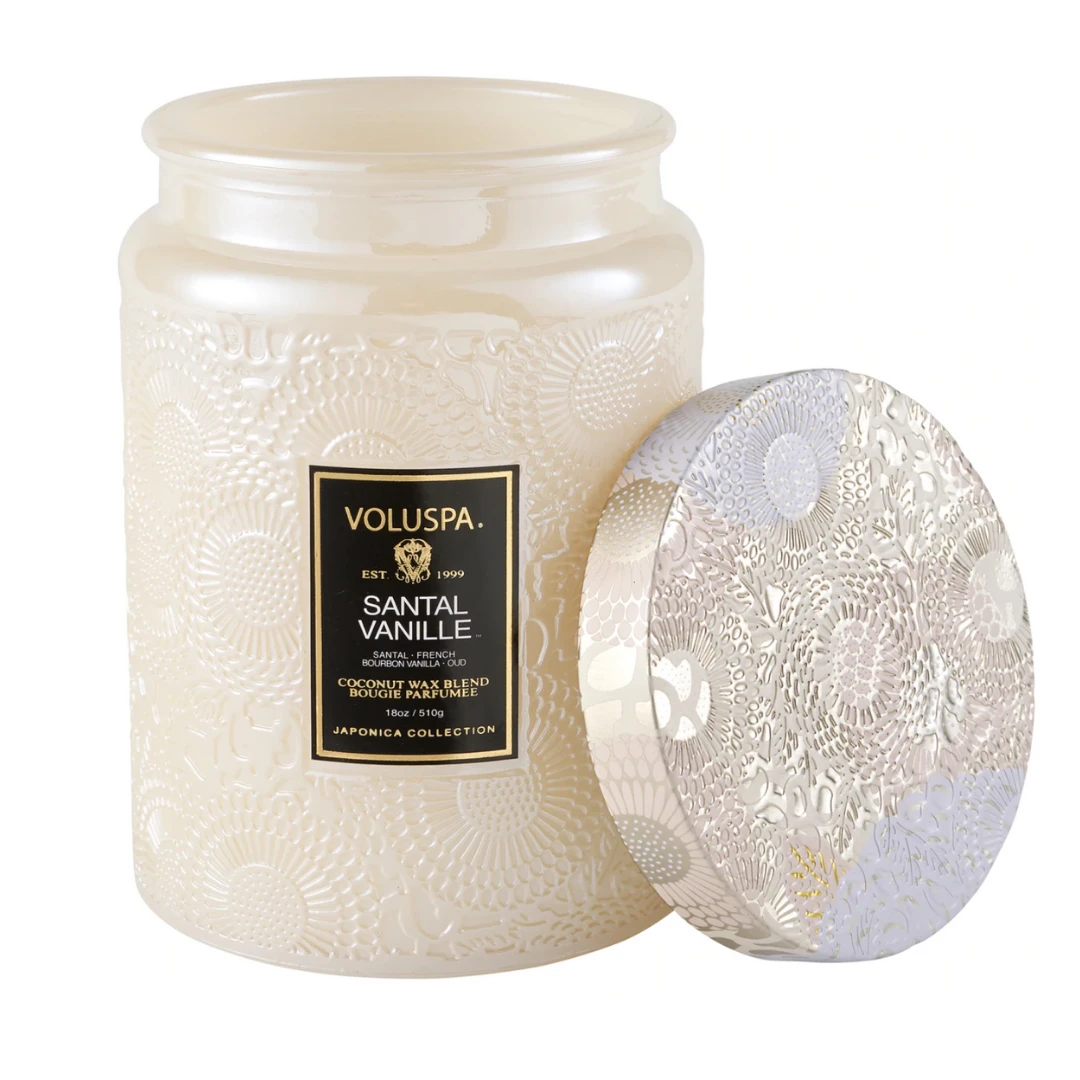 Voluspa - 18oz Large Jar Candle - Santal Vanille 3 Voluspa - 18oz Large Jar Candle - Santal Vanille