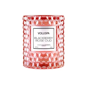 Voluspa - 8.5oz Cloche Candle - Blackberry Rose Oud 3 Voluspa - 8.5oz Cloche Candle - Blackberry Rose Oud