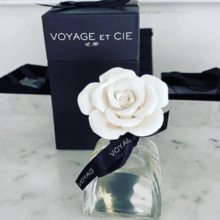Voyage Et Cie - Porcelain Rose Diffuser - Rose