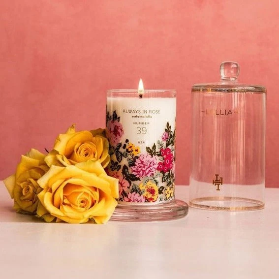 Lollia - Cloche Candle - Always In Rose 4 Lollia - Cloche Candle - Always In Rose - Image 2