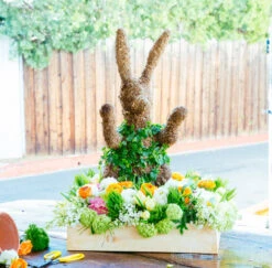 Bunny In A Box Topiary