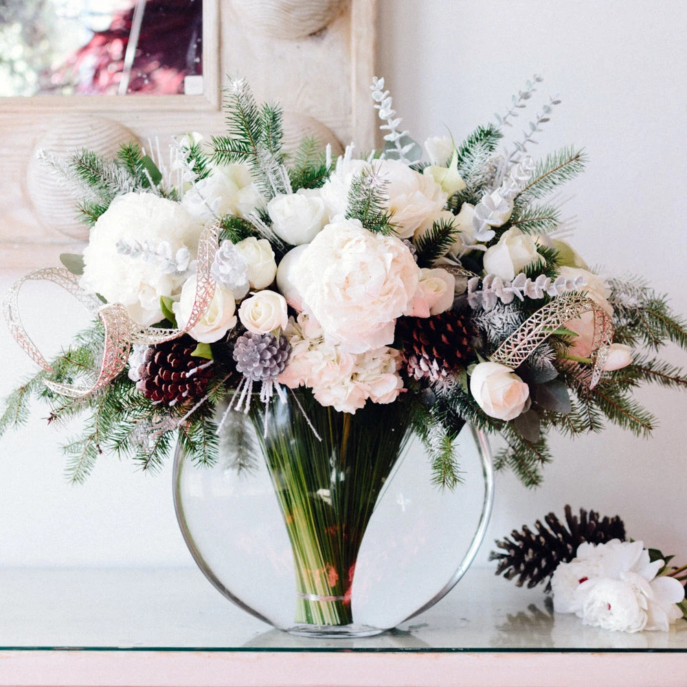 Peonies In The Snow 3 Peonies In The Snow