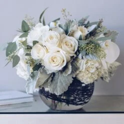 Dusty White Forest -Flower Gift Shop kaylee fishbowl 1 of 3 1